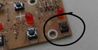 Control knob and button malfunctions