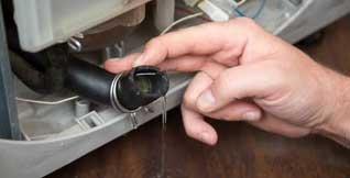 Drainage is slow or completely blocked