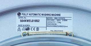Keep model number and purchase details